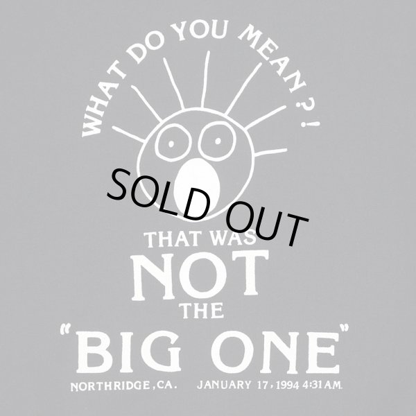 画像2: 90's Scared Guy プリントスウェット "BLACK / FABRIC MADE IN USA" (2)