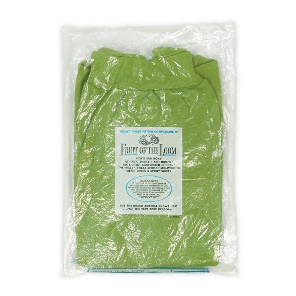 画像2: 60's Fruit of the loom S/S スウェット "GREEN / MADE IN USA / DEADSTOCK" (2)