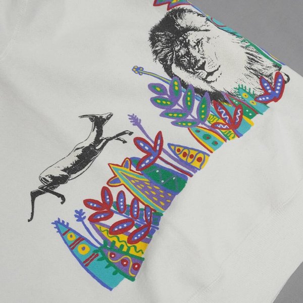 画像3: 90's SAN DIEGO ZOO プリント スウェット "MADE IN USA / Hanes body" (3)