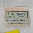 画像2: 90's L.L.Bean × RUSSELL 前V ブランクスウェット "MADE IN USA" (2)