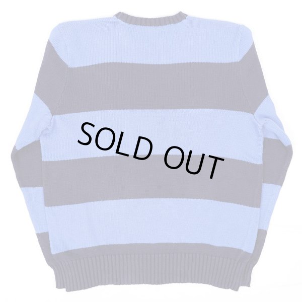 画像2: 90's Polo Ralph Lauren ボーダー柄 コットンニット (2)