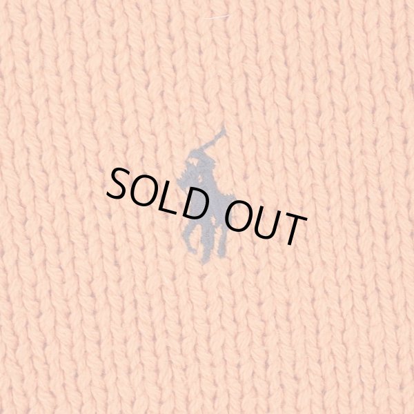 画像3: 90's Polo Ralph Lauren コットンニット “ORANGE” (3)