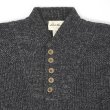 画像3: 90's Eddie Bauer コットンジープニット "Heather Black" (3)