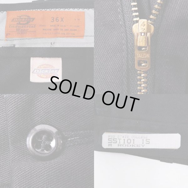 画像3: 90's Dickies 874 ワークパンツ "MADE IN USA / BLACK" (3)