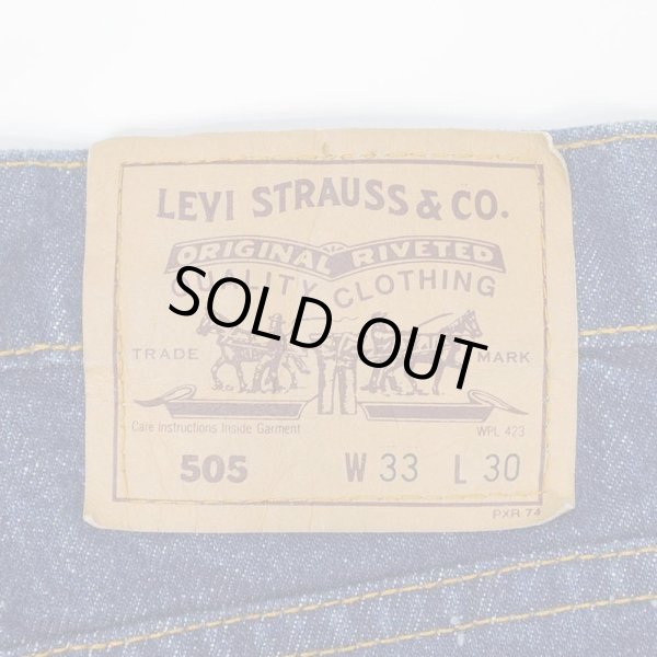 画像3: 90s Levi's 505 デニムパンツ "Dark Indigo / W33 L30" (3)