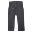 画像1: 00's Levi's 501 ブラックデニムパンツ "W38 L32" (1)