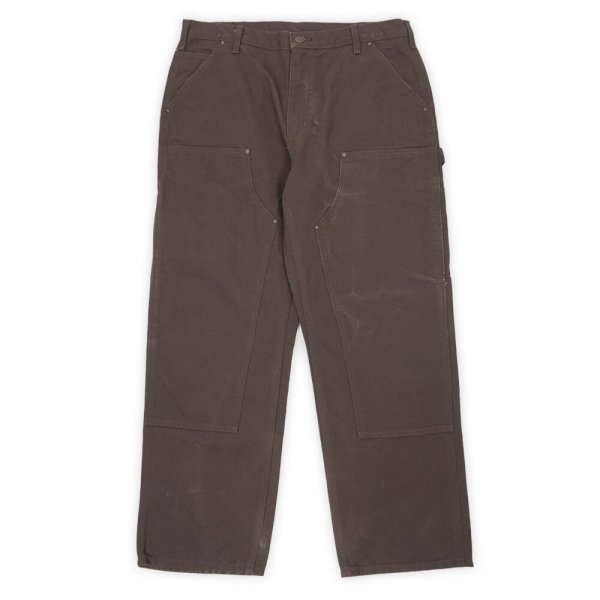 画像1: 00's Carhartt ダブルニー ダックペインターパンツ "B136 DKB / W35 L30" (1)