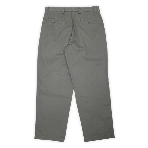 画像2: Early 00's DOCKERS 2タック チノトラウザー "OLIVE GRAY / W34 L29" (2)