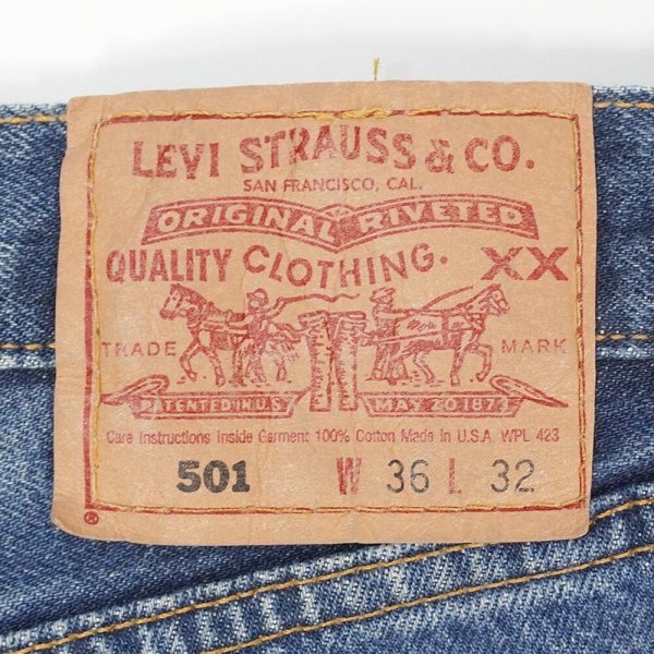 画像3: Early 00's Levi's 501 デニムパンツ "MADE IN USA / W36 L32" (3)