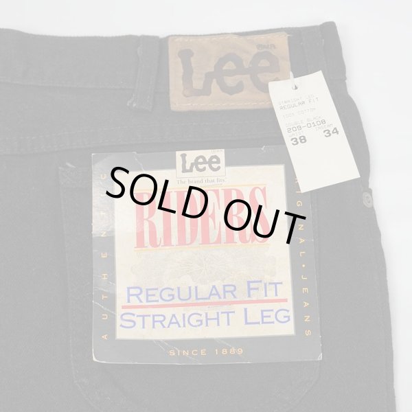 画像3: Early 90's Lee 209-0108 ブラックデニムパンツ "DEADSTOCK / MADE IN USA" (3)