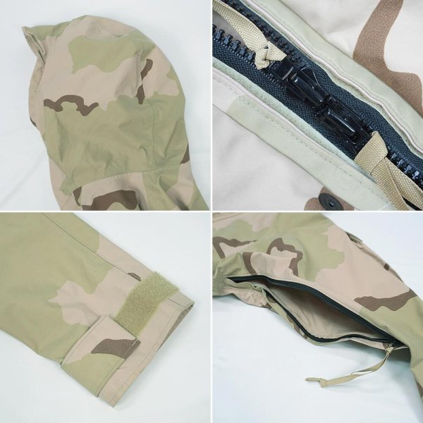 画像3: 00's US.ARMY ECWCS 3C デザートカモ柄 GORE-TEX PARKA "X-SMALL-SHORT" (3)