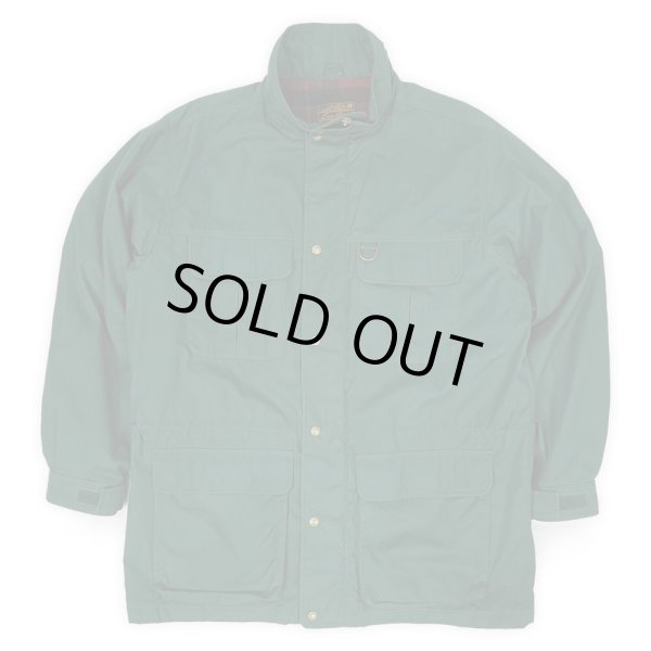 画像1: 90's Eddie Bauer ウールライナー マウンテンパーカー "黒タグ / GREEN" (1)