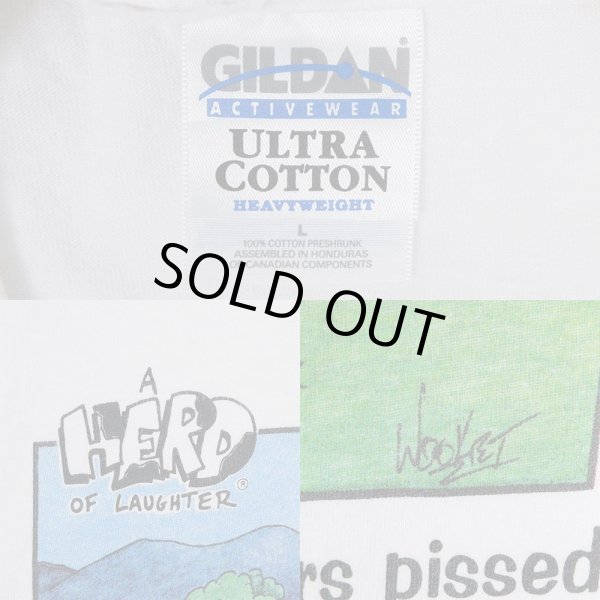 画像2: 90's A HERD OF LAUGHTER プリント Tシャツ (2)