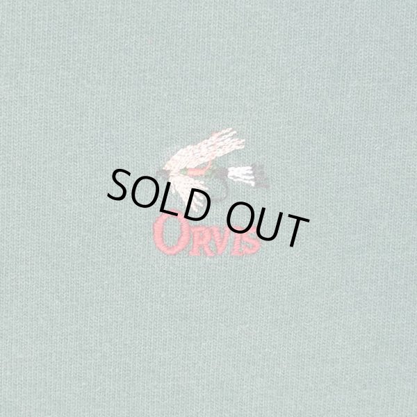 画像3: 90's ORVIS ロゴ刺繍 Tシャツ "MADE IN USA" (3)