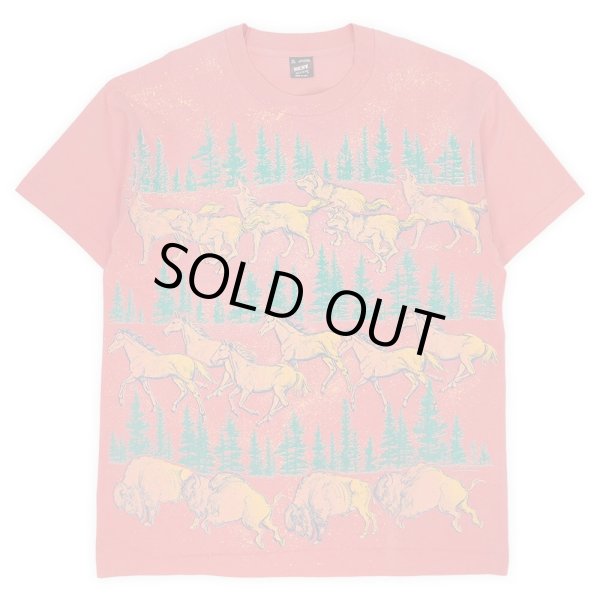 画像1: 90's Sunrise Sportswear オーバープリントTシャツ "MADE IN USA" (1)