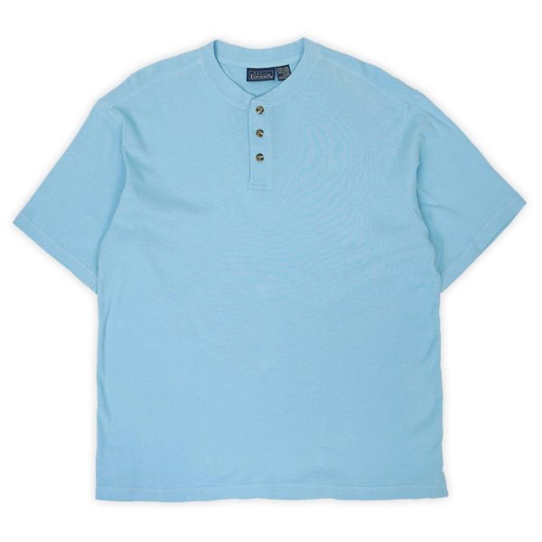 画像1: 90's BASIC EDITIONS ヘンリーネックTシャツ (1)