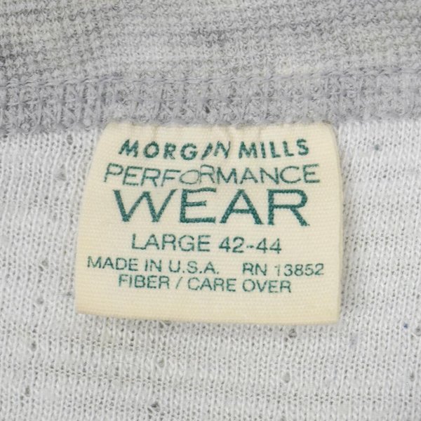 画像2: 80's MORGAN MILLS 2PLY L/S カットソー "MADE IN USA" (2)
