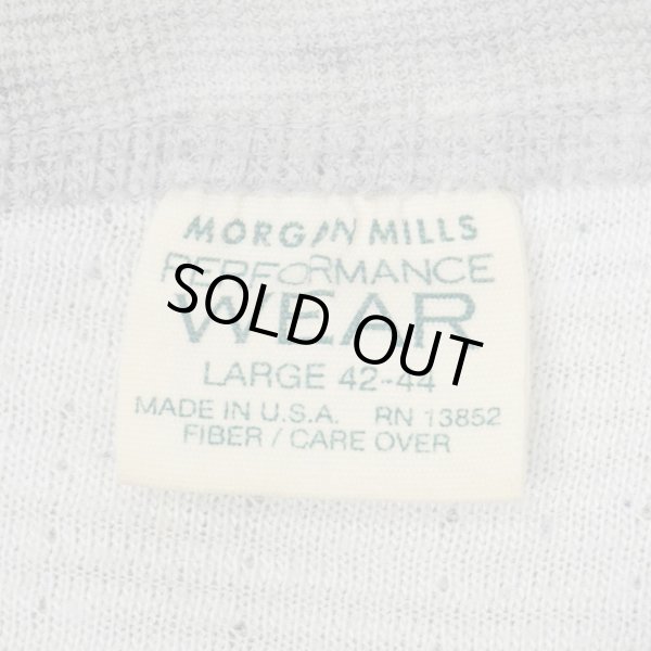 画像2: 80's MORGAN MILLS 2PLY L/S カットソー "MADE IN USA" (2)