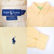 画像3: 90's Polo Ralph Lauren ボタンダウンシャツ "BLAKE / YELLOW" (3)