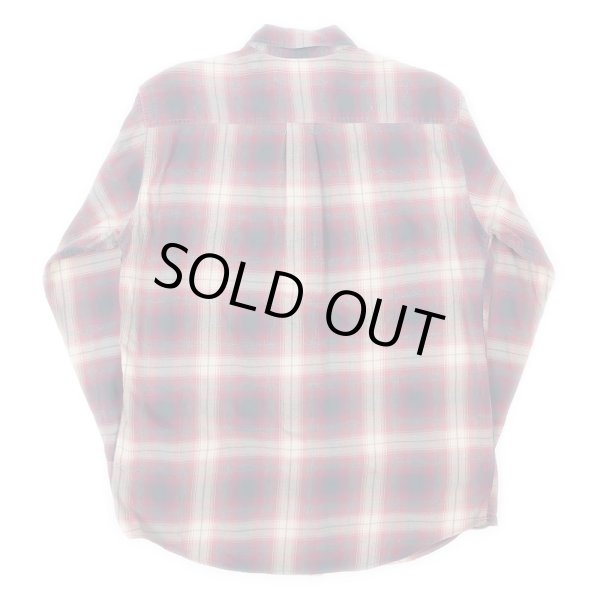 画像2: 90's J.CREW オンブレチェック柄 コットンレーヨンシャツ (2)