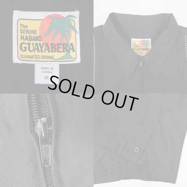 画像3: 90's HABAND キューバシャツ "BLACK" (3)