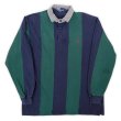 画像1: 90's Polo Ralph Lauren ワイドストライプ柄 ラガーシャツ (1)