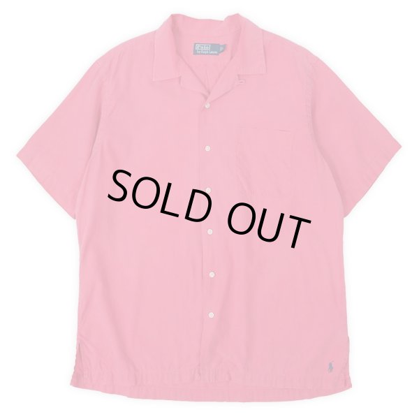 画像1: 90's Polo Ralph Lauren オープンカラーシャツ "Linen×Cotton" (1)