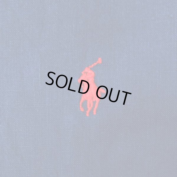 画像4: 90's Polo Ralph Lauren ボタンダウンシャツ “LINEN / CUSTOM FIT” (4)