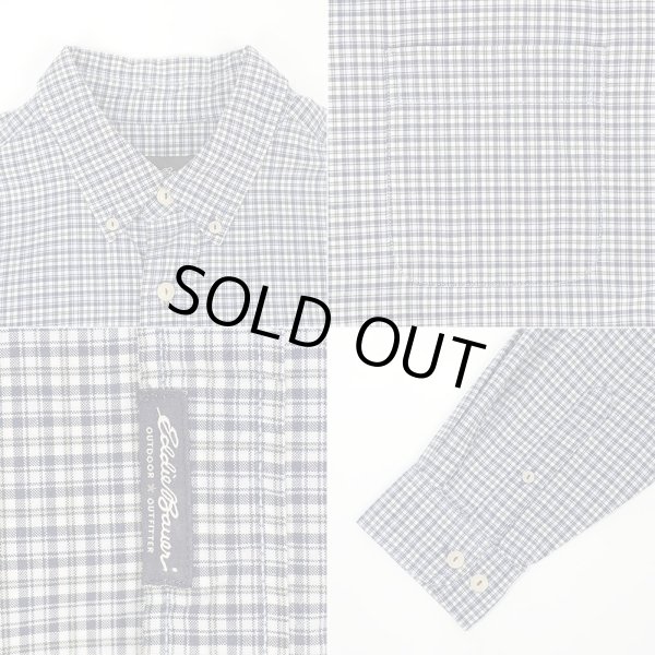 画像3: 00's Eddie Bauer ボタンダウンシャツ “Blue Plaid” (3)