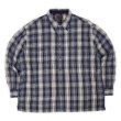 画像1: 90's ST JOHN'S BAY ヘビーネルシャツ “Navy Plaid” (1)