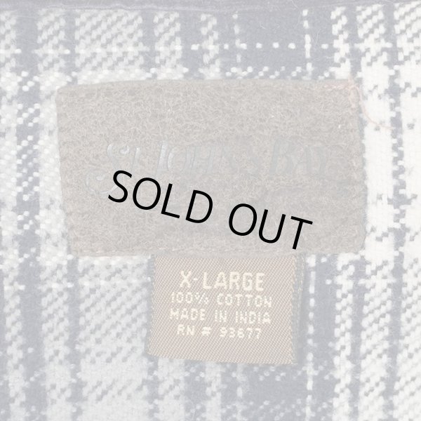 画像2: 90's ST JOHN'S BAY ヘビーネルシャツ “Navy Plaid” (2)