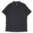 画像1: 00's GAP S/S コットンリネン オープンカラーシャツ "BLACK" (1)