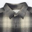 画像3: 90's Banana Republic ウールワークシャツ "Ombre Plaid" (3)