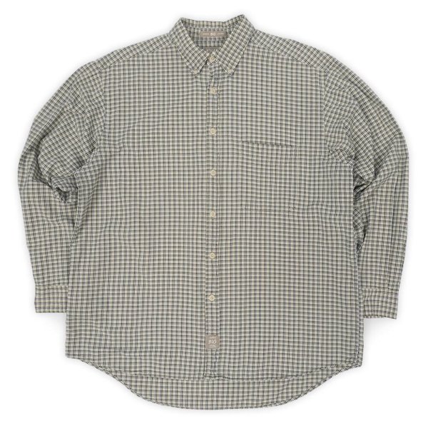画像1: 90's KHAKI'S by ARROW ボタンダウンシャツ "BIG OXFORD / OLIVE PLAID" (1)