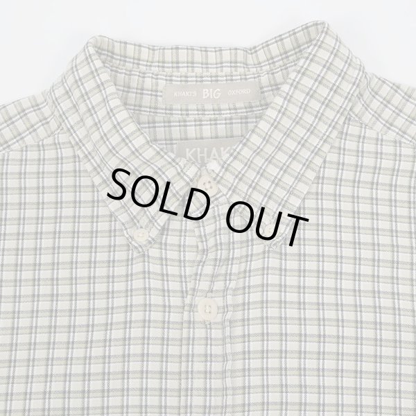 画像3: 90's KHAKI'S by ARROW ボタンダウンシャツ "BIG OXFORD / OLIVE PLAID" (3)