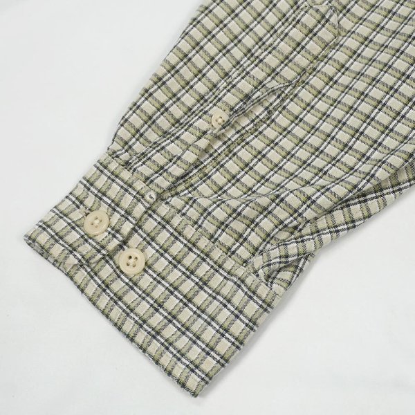 画像4: 90's KHAKI'S by ARROW ボタンダウンシャツ "BIG OXFORD / OLIVE PLAID" (4)