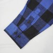 画像4: Late 90's FIVE BROTHER ブロックチェック柄 ヘビーネルシャツ "DEADSTOCK" (4)