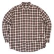 画像1: 90's Eddie Bauer フランネルシャツ "Ombre Plaid" (1)