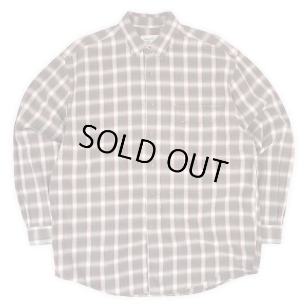 画像1: 90's Eddie Bauer フランネルシャツ "Ombre Plaid" (1)