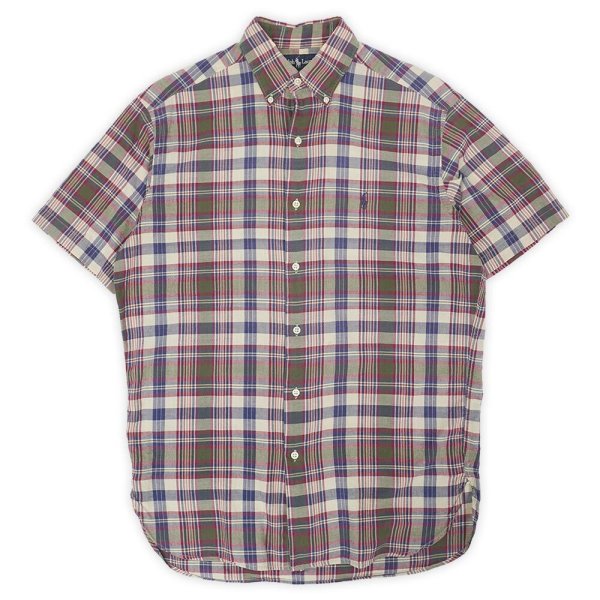 画像1: 90's Polo Ralph Lauren S/S ボタンダウンシャツ "MCMEEL" (1)
