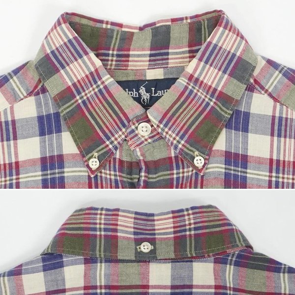 画像3: 90's Polo Ralph Lauren S/S ボタンダウンシャツ "MCMEEL" (3)