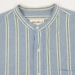 画像3: 90's Eddie Bauer マルチストライプ柄 バンドカラーシャツ (3)