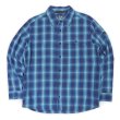 画像1: 00's MOUNTAIN HARD WEAR フランネルシャツ "Blue Ombre Plaid" (1)