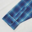 画像5: 00's MOUNTAIN HARD WEAR フランネルシャツ "Blue Ombre Plaid" (5)