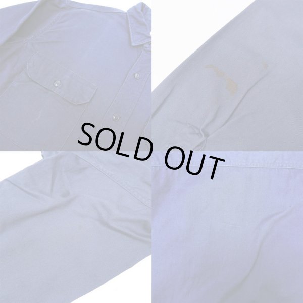 画像4: 60's SEARS コットンワークシャツ “ARMY TWILL” (4)