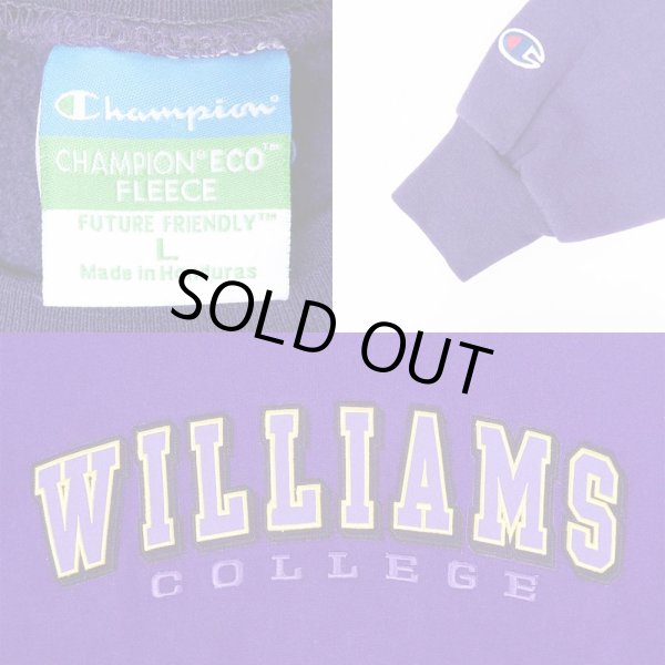 画像2: 00's Champion ECO FLEECE カレッジロゴ スウェット “WILLIAMS COLLEGE” (2)