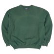 画像1: 90's OLD GAP 前V ブランクスウェット "FADE GREEN" (1)