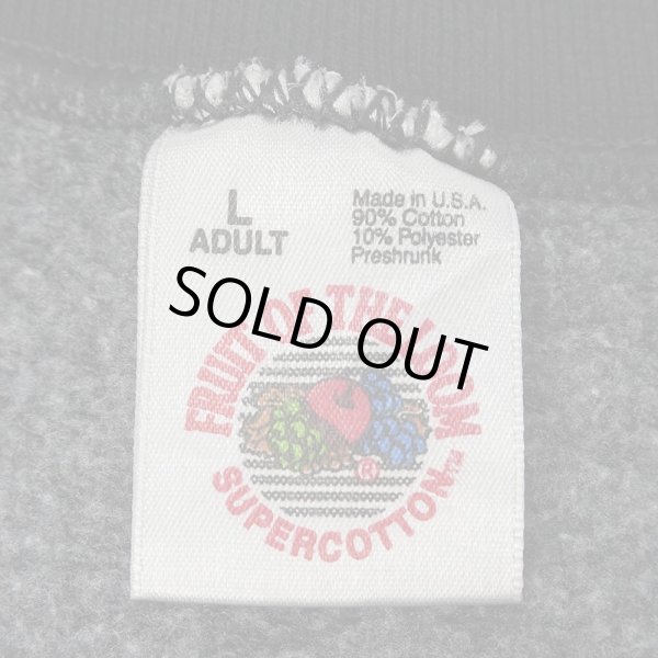 画像3: 90's MONTINORE VINEYARDS プリントスウェット "BLACK / MADE IN USA" (3)