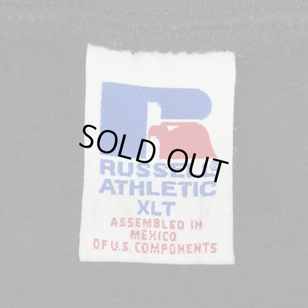 画像2: 90-00s RUSSELL ハーフジップ ブランクスウェット “BLACK / USA COMPONENTS” (2)