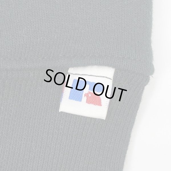 画像3: 90-00s RUSSELL ハーフジップ ブランクスウェット “BLACK / USA COMPONENTS” (3)